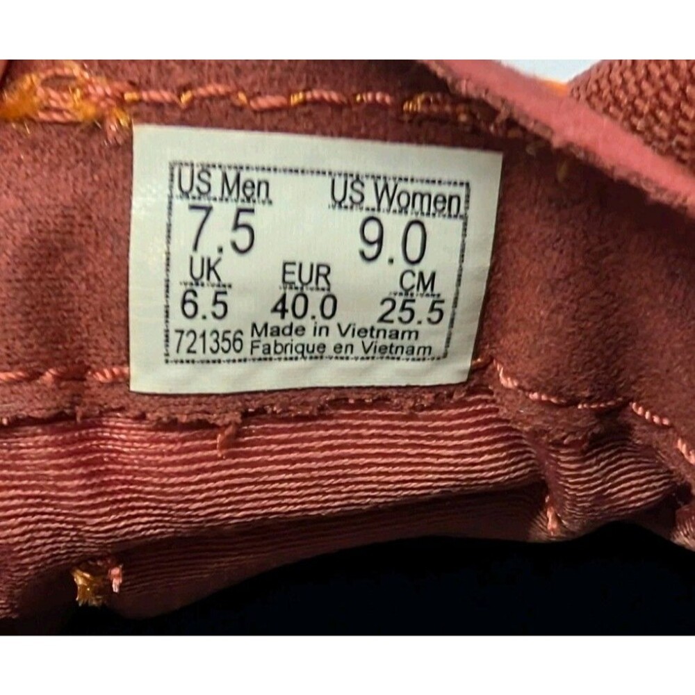 VANS MTE Crosspath Mid All-Terrain Shoes Marmalade Orange VN000CVV52K Size 7.5 - Picture 8 of 9